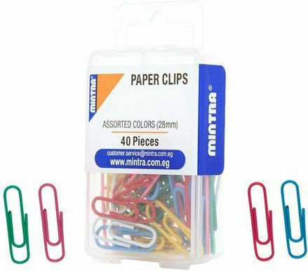 Set of 40pcs Paper Clips 28mm 94348