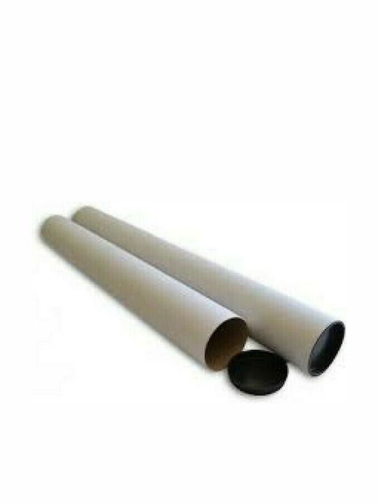 Typotrust Eco-Friendly Drafting Tube with Lid D7x53cm Beige