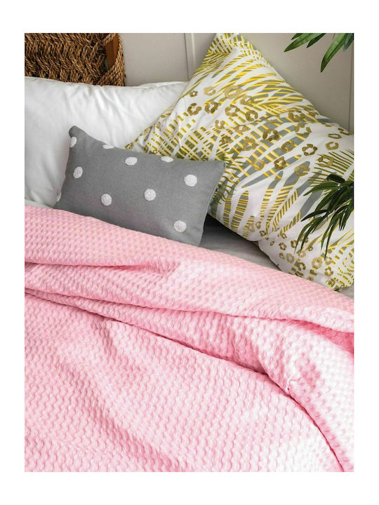 Palamaiki Marcie Blanket Pique Single 170x240cm. Pink