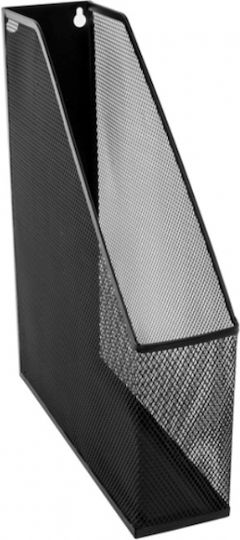 Black Red Metallic Magazine File Black