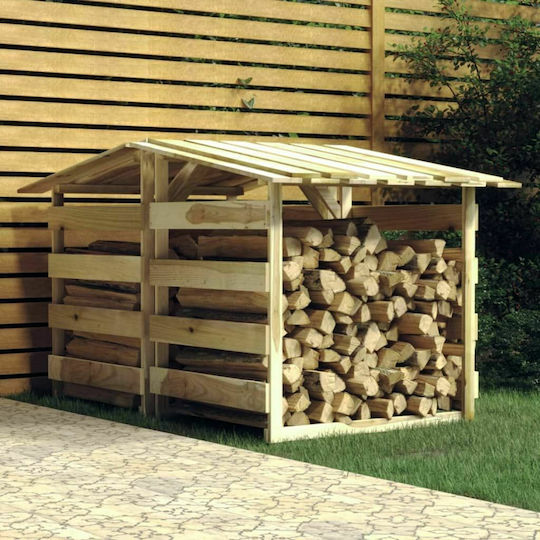 Gartenlaube aus Holz mit Decke in Beige Farbe 100x90x100cm 2 Stück