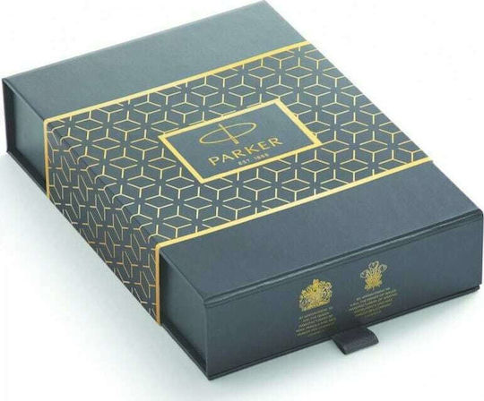 Parker IM Core Metal Pen Set Rollerball Black BΤ in a case