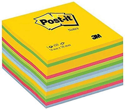 Post-it Sticky Note Pads in Cube 450 Sheets 7.6x7.6pcs