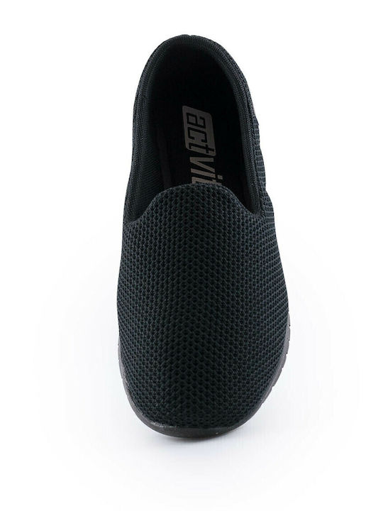 Текстил Анатомични Дамски Slip-On Черен