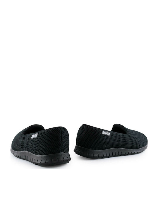 Текстил Анатомични Дамски Slip-On Черен