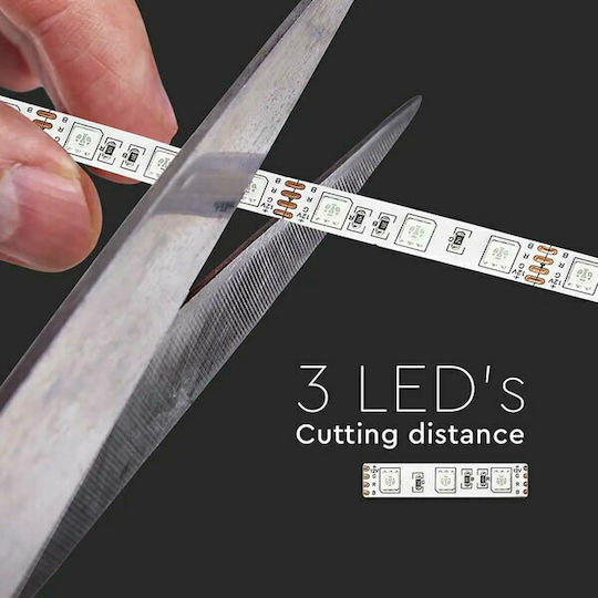 V-TAC Bandă LED 12V Verde Lumină 5m Tip SMD5050