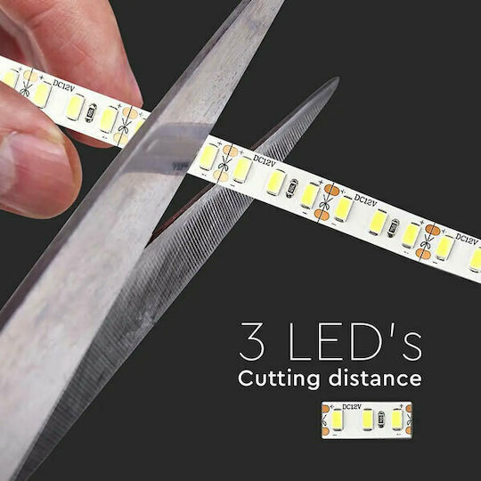 V-TAC LED Strip 12V Cold White Light 5m Type SMD5730