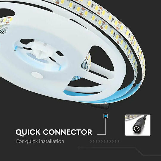 V-TAC LED Strip 12V Cold White Light 5m Type SMD5730