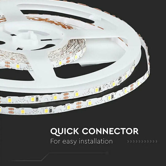 V-TAC LED Strip 12V Warm White Light 5m Type SMD2835