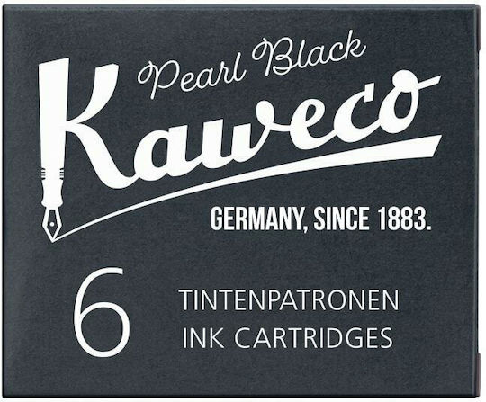 Kaweco Replacement Ink for Pen in Black color Pearl 6pcs 1ml