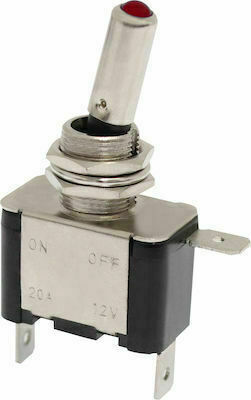 On-Off switch Toggle with Lighting Red 1pcs
