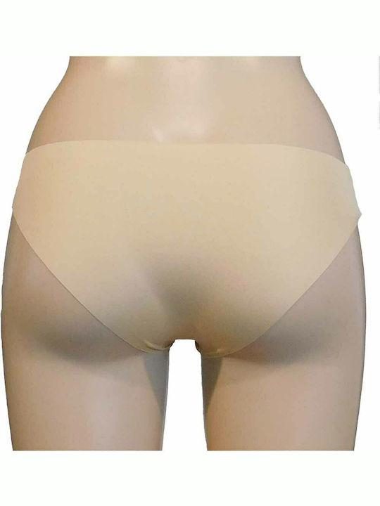 CottonHill Damen Brasilien Nahtlos Beige