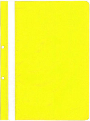 Exas Paper Clipboard with Spring for Paper A4 Yellow 1pcs