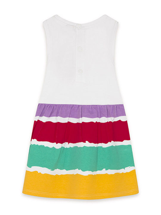 Tuc Tuc Kids Dress Striped Sleeveless Multicolour