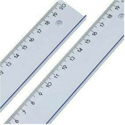 Ruler Plastic Transparent 20cm ilca