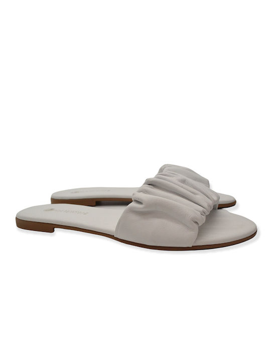 Hawkins Premium Women's Flat Sandals in White Color