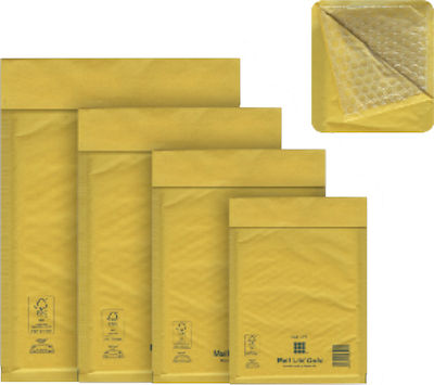 Sealed Air Catalog Envelope Padded 35x47cm Yellow Lite Gold K/7