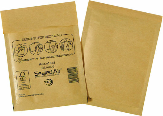 Sealed Air Φάκελος Τύπου Σακούλα με Φυσαλίδες 1τμχ 11x16εκ. Πορτοκαλί Mail Lite Gold