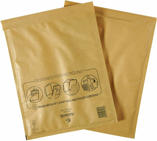 Sealed Air Envelope Bag Type with Bubble Wrap 1pcs in Yellow Color Mail Lite Gold