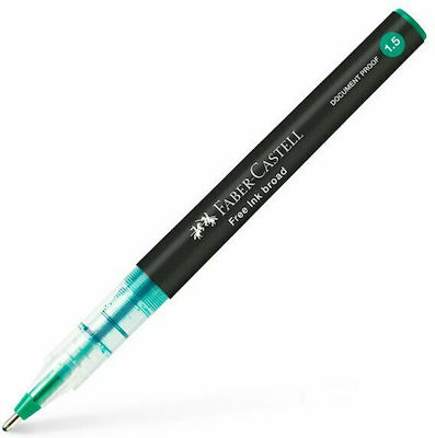 Faber-Castell Free Ink Pen Rollerball 1.5mm with Green Ink