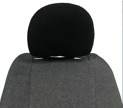 Carner Towel Seat Covers Set 2pcs Gray