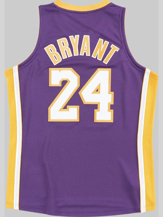 Back Kobe Shirt Mitchell Ness Authentic Kobe Bryant LA Lakers Road
