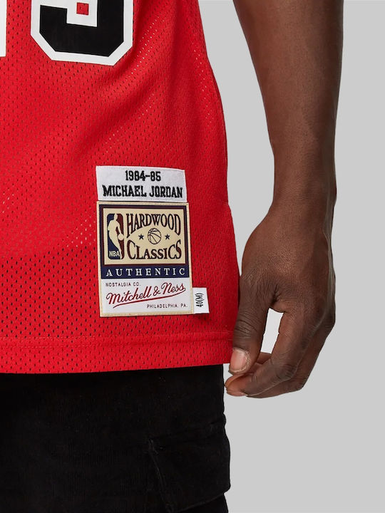 Authentic Michael Jordan C.Bulls 1984-85 Ανδρική Φανέλα Εμφάνισης Μπάσκετ