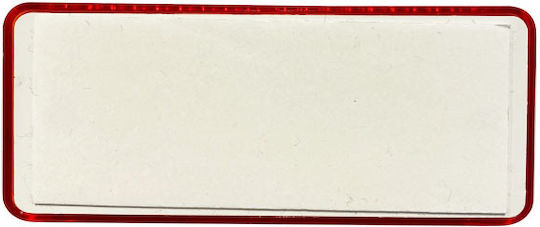 Carner Reflector camion Sticker reflectorizant 94mm x 44mm roșu