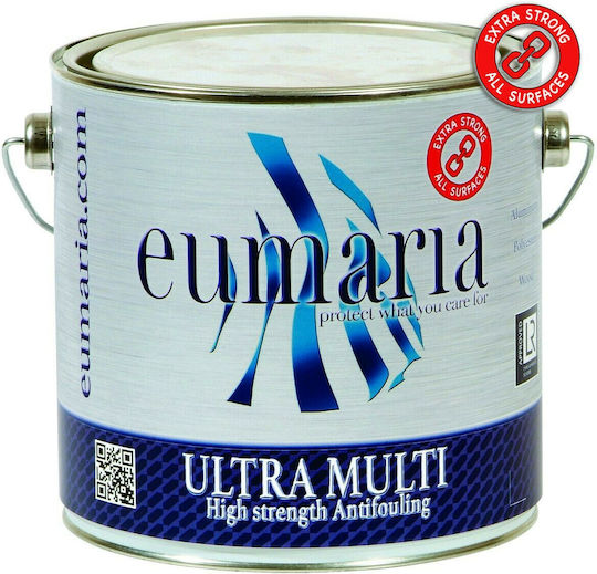 Eumaria Ultra Multi Antifouling / Permanent Docking Paints 2.5lt Gray