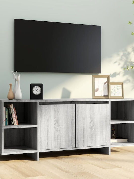 Телевизионни Мебели Сив М130xД35xВ50см