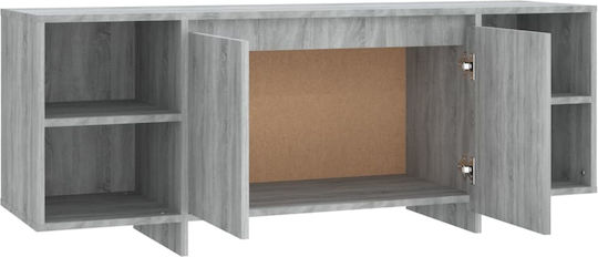 Έπιπλο Τηλεόρασης Γκρι Μ130xΠ35xΥ50cm