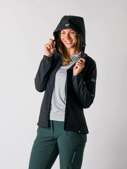 3L America Softshell Γυναικείο Μπουφάν Μαύρο