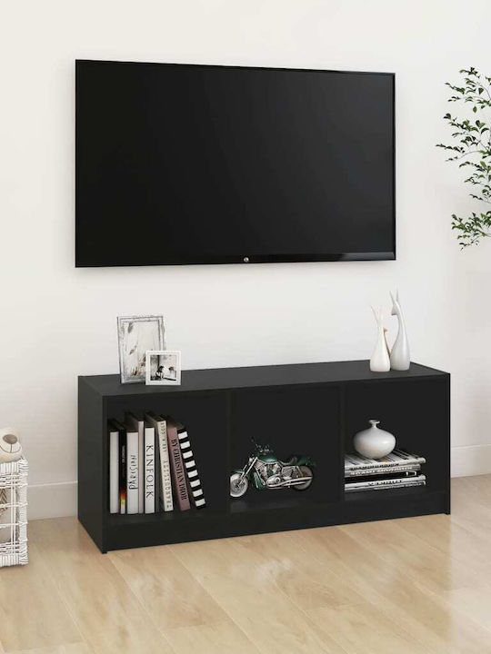 TV-Ständer Black Μ104xΠ33xΥ41cm