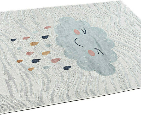 Madi Cloud Kinder Teppich Wolken Gray 130x190cm Dicke 4mm