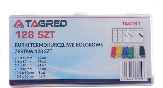 Tagred Θερμοσυστελλόμενα Καλώδια Κασετίνα 128τμχ TA4161