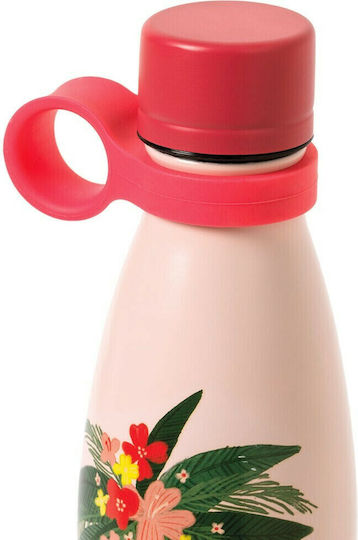 Legami Milano Hot&Cold Recycelbare Thermosflasche Rostfreier Stahl BPA-frei 500ml Flamingo