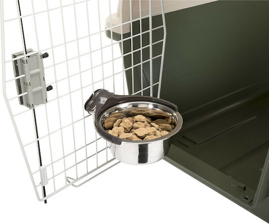 Ferplast Plastic Waterer / Feeder for Dog 17cm in Gray Color
