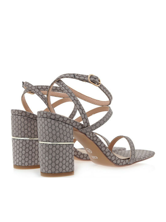 Helen684 Sandalen mit Strass Bronze