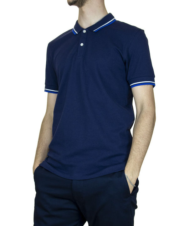 Men's Polo Navy Blue Celio BELINA-NAVY