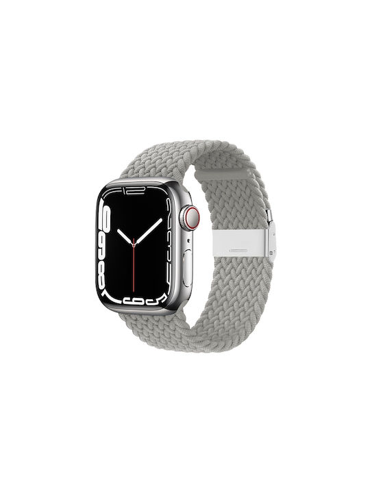 Crong Wave Strap Fabric Light Grey (Apple Watch 44/45/46mm/Ultra 49mm) CRG-44WAV-CMP