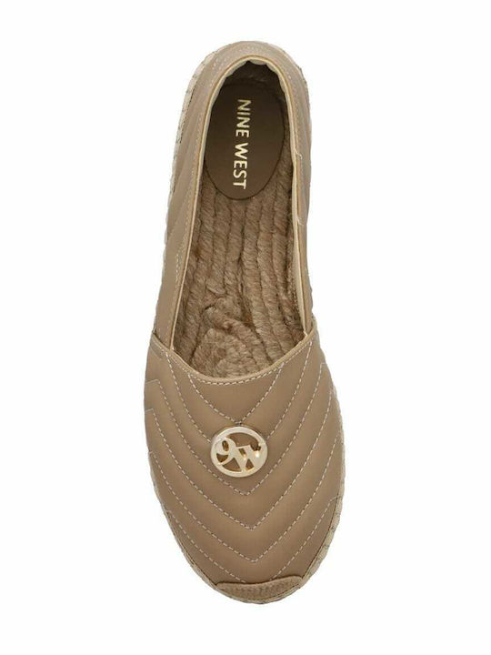Eravena Women's Leather Espadrilles Brown