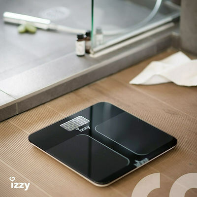 Izzy Balance Ψηφιακή Ζυγαριά σε Μαύρο χρώμα