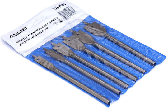 Tagred Set 6 Burghie Pene cu Tija Hexagonală pentru Lemn, Materiale de construcție și Panouri de gips-carton