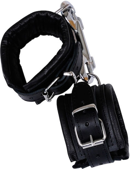 Zado Fetish Leather Cuffs Cătușe în Culoare Negru
