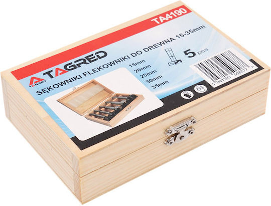 Tagred Satz 5 Bohrer für Holz