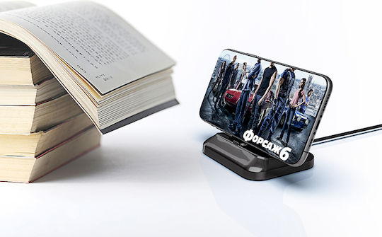 XBX-02 Charging Stand for Mobile Phone in Black Colour