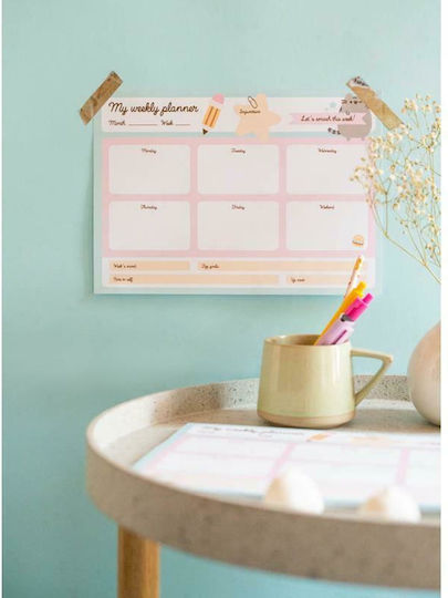 Pusheen Εβδομαδιαίο Planner Foodie Collection 29x21εκ.