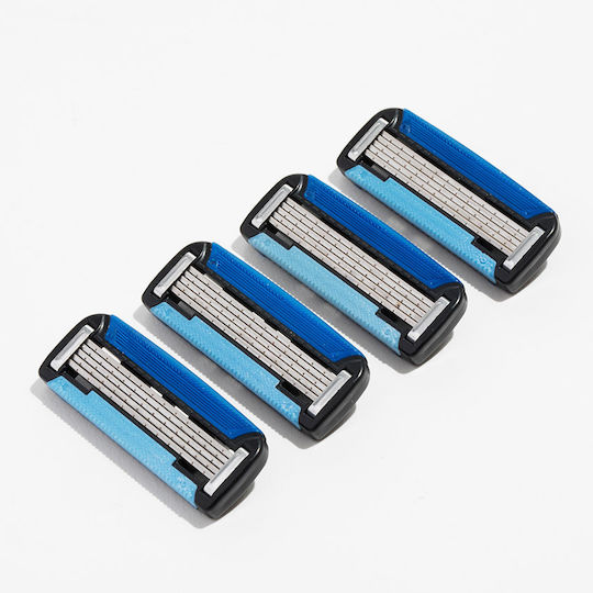 Realshave mit & Gleitstreifen für empfindliche Haut 4Stück