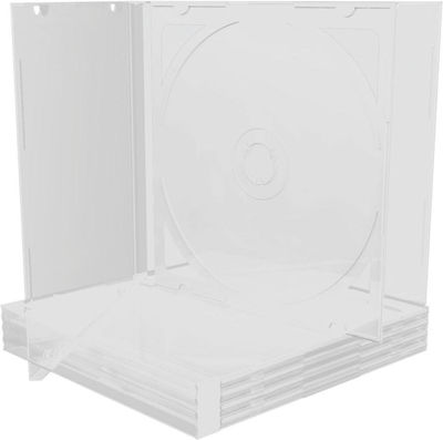 MediaRange CD Box White 5pcs