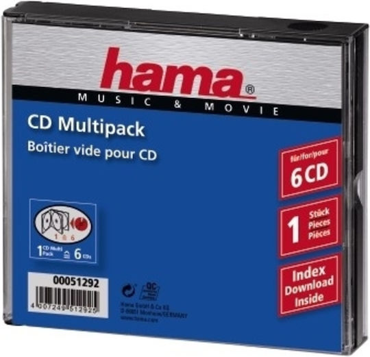 HAMA CD Box Transparent 51292
